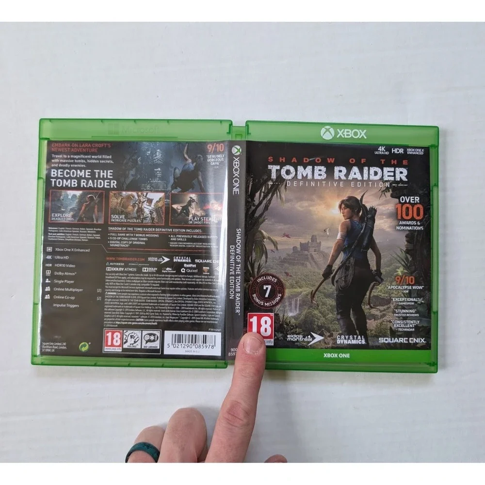 Shadow of The Tomb Raider Definitive Edition Microsoft Xbox One Pegi Version